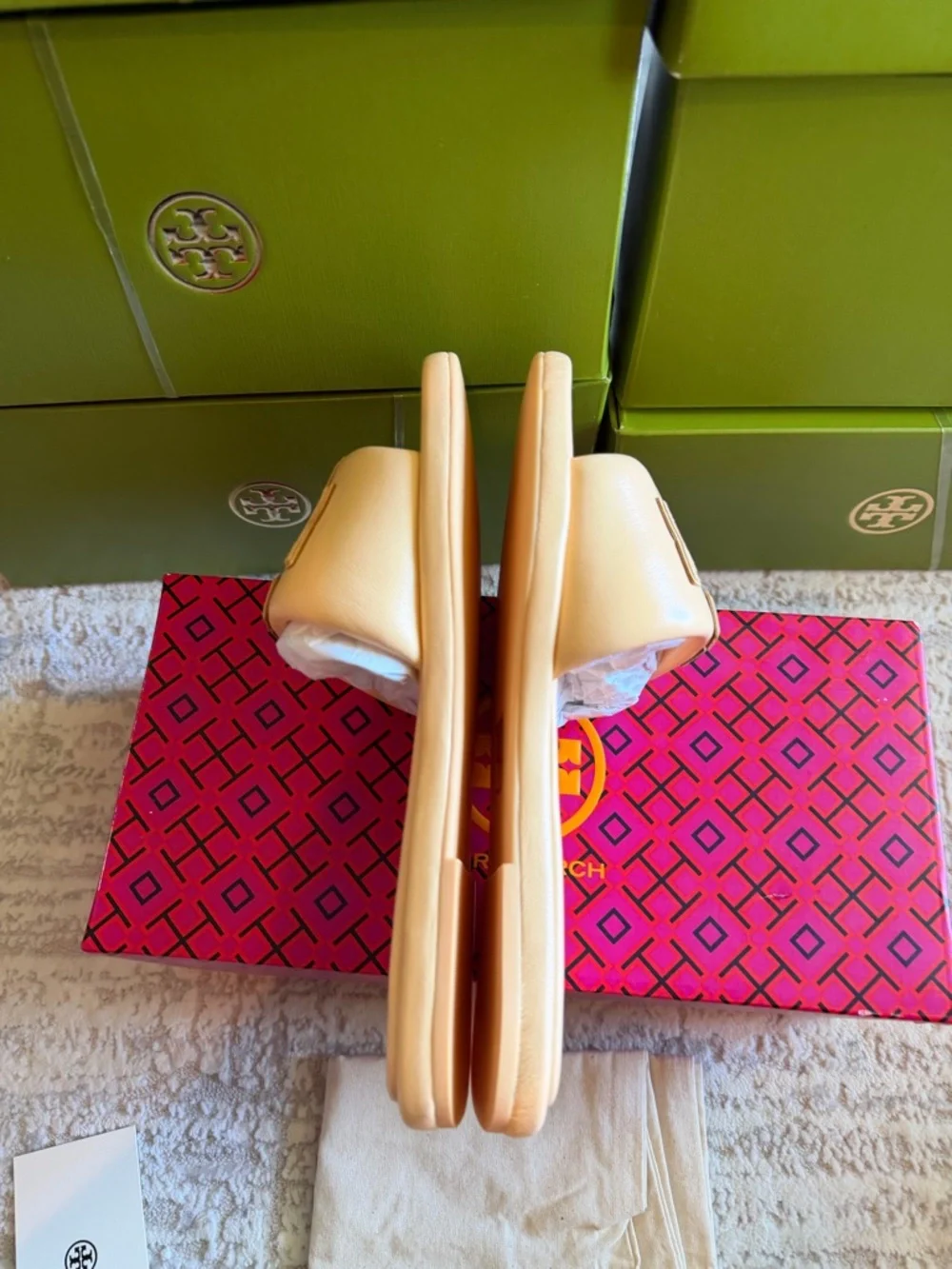 Tory Burch Double T Sport Slide Sandals